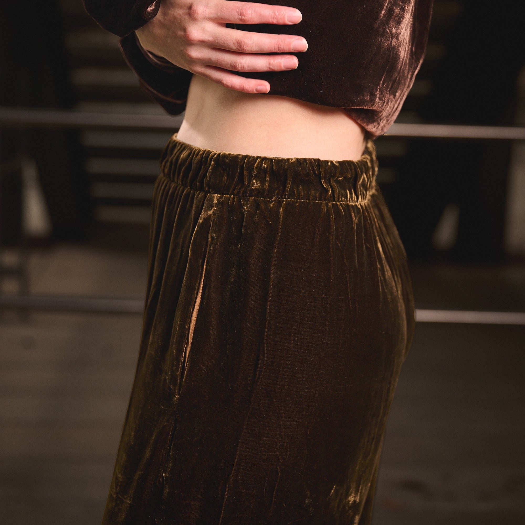 Dream Pant - Chocolate Olive