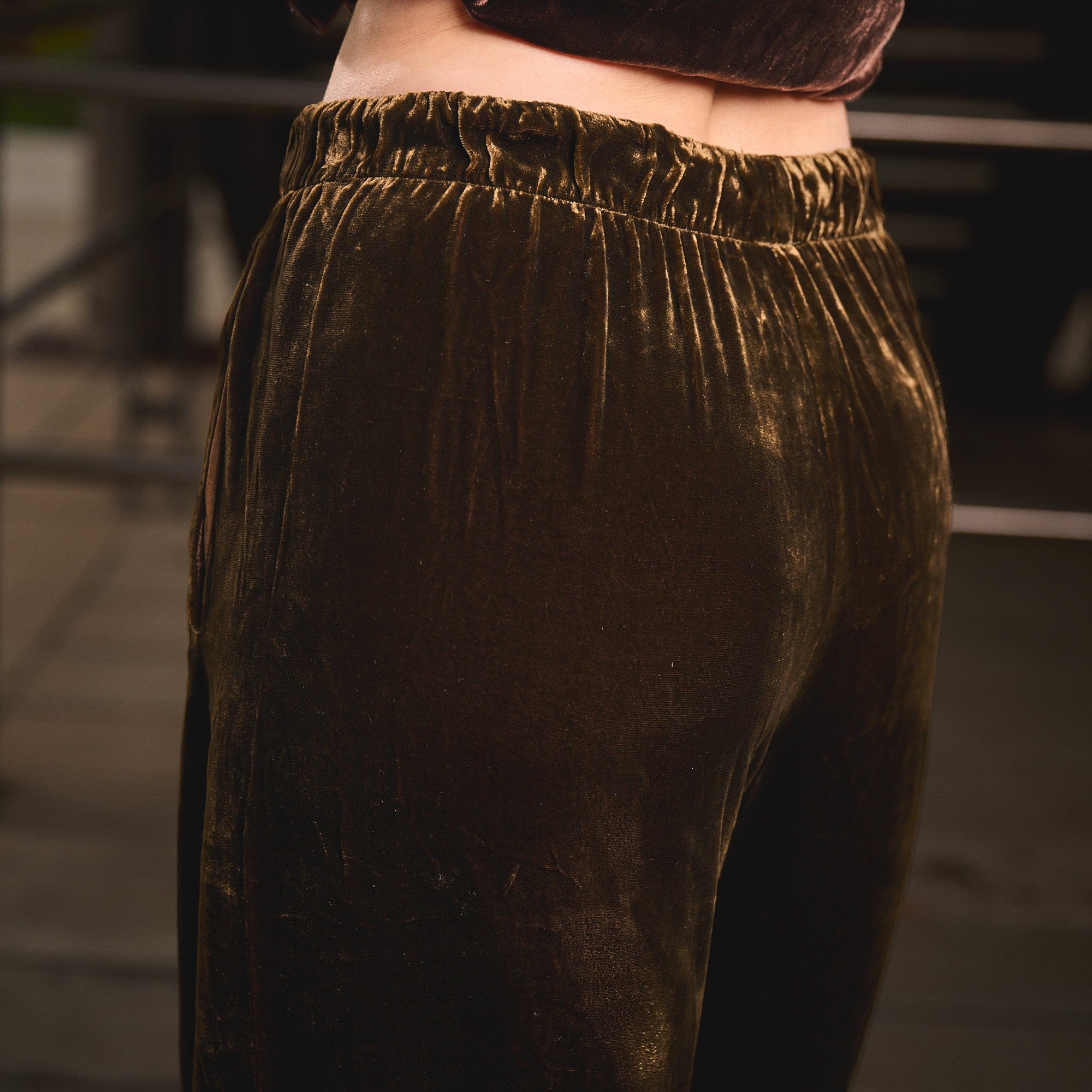 Dream Pant - Chocolate Olive