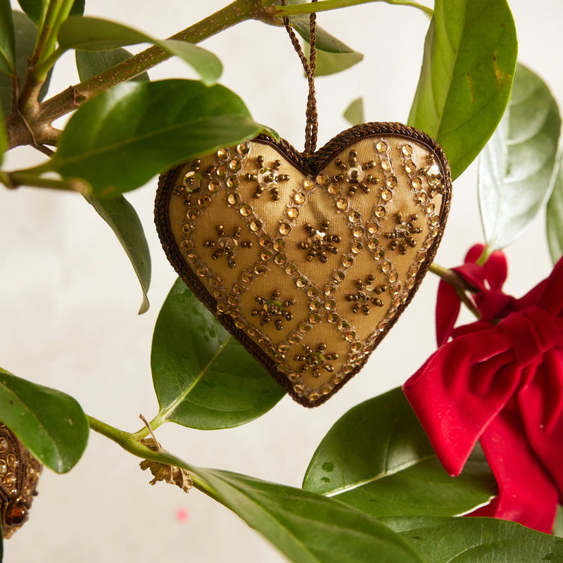 Frosty Heart Ornament