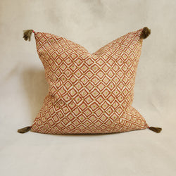 Luna Abbey Linen Cushion, feather infill