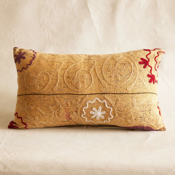 Suzani Cushion #5 - Ochre 30x50