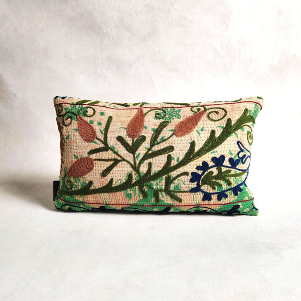 Suzani Cushion #9 - Green 30x50