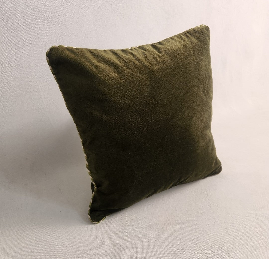 Dalila Square Cushion - Olive