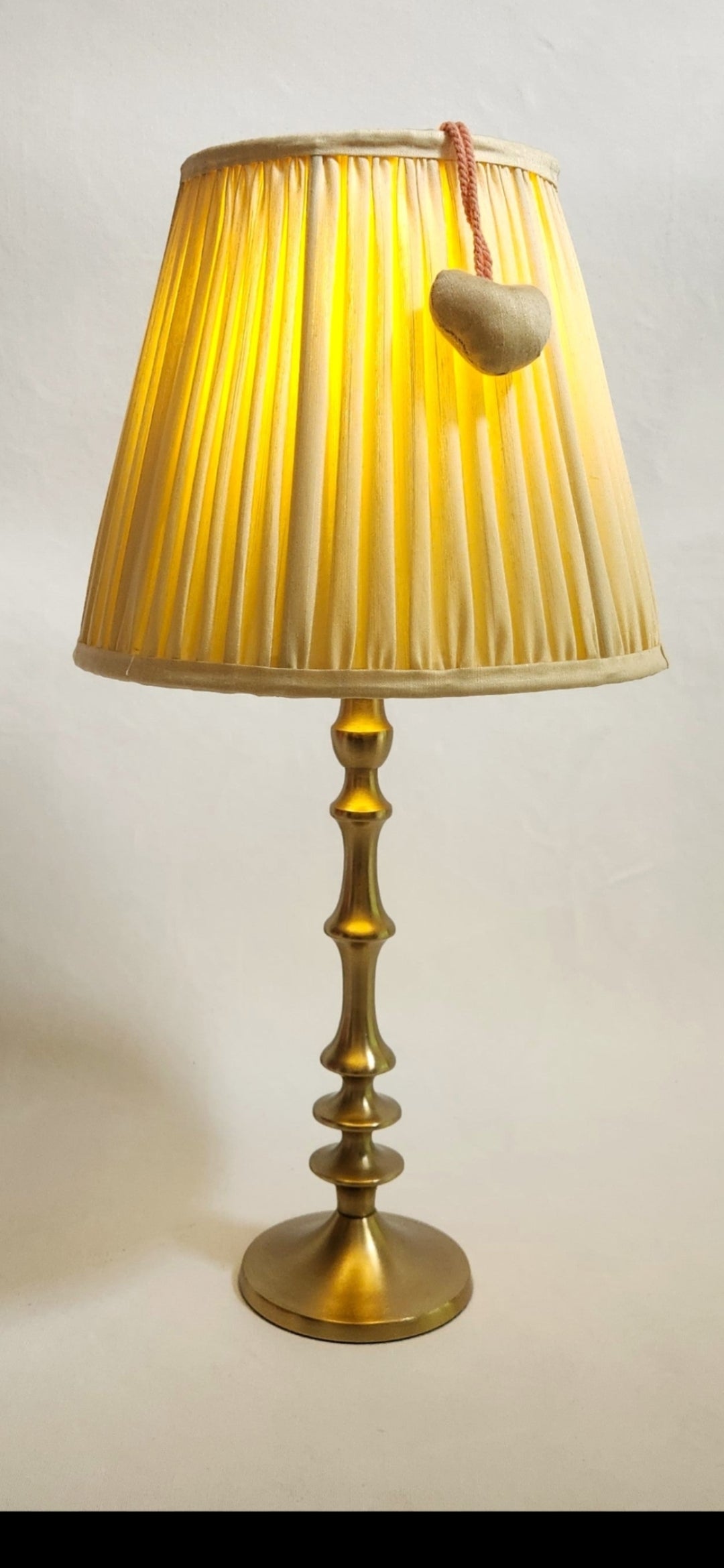 Medium Kiara Silk Lampshade - Buttermilk