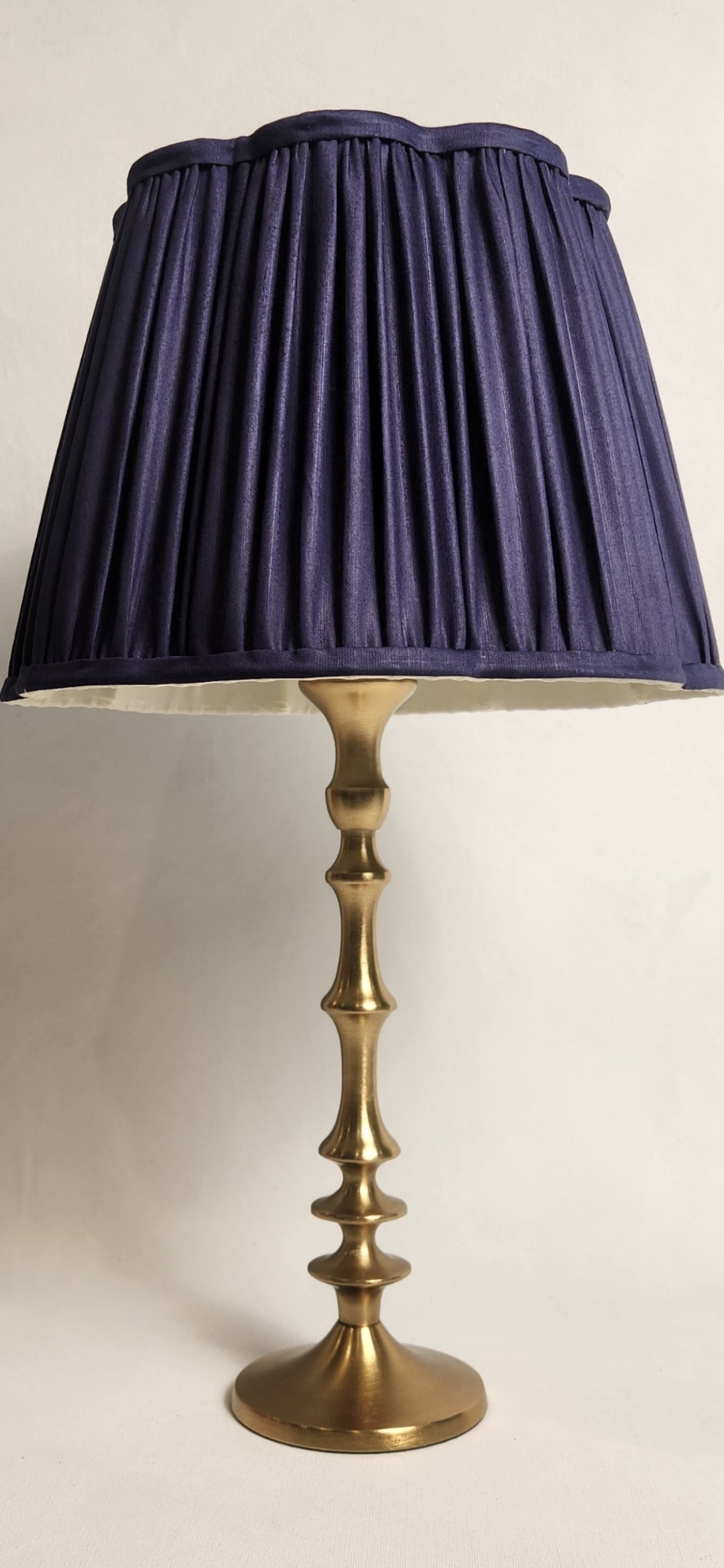 Medium Diya Silk Lampshade - Navy