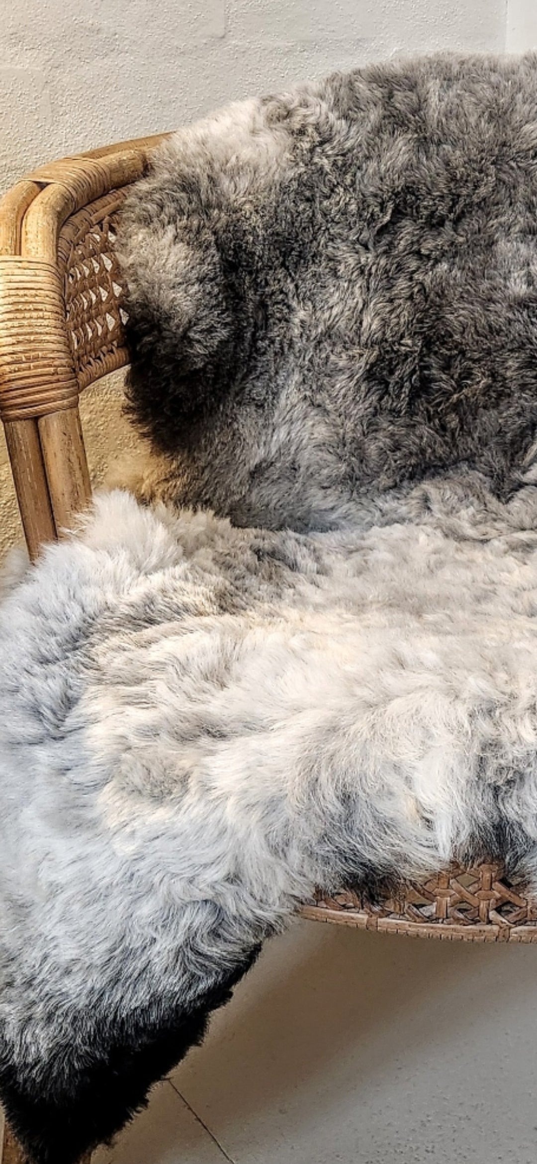 Shorn Icelandic Sheepskin - Dark Edges