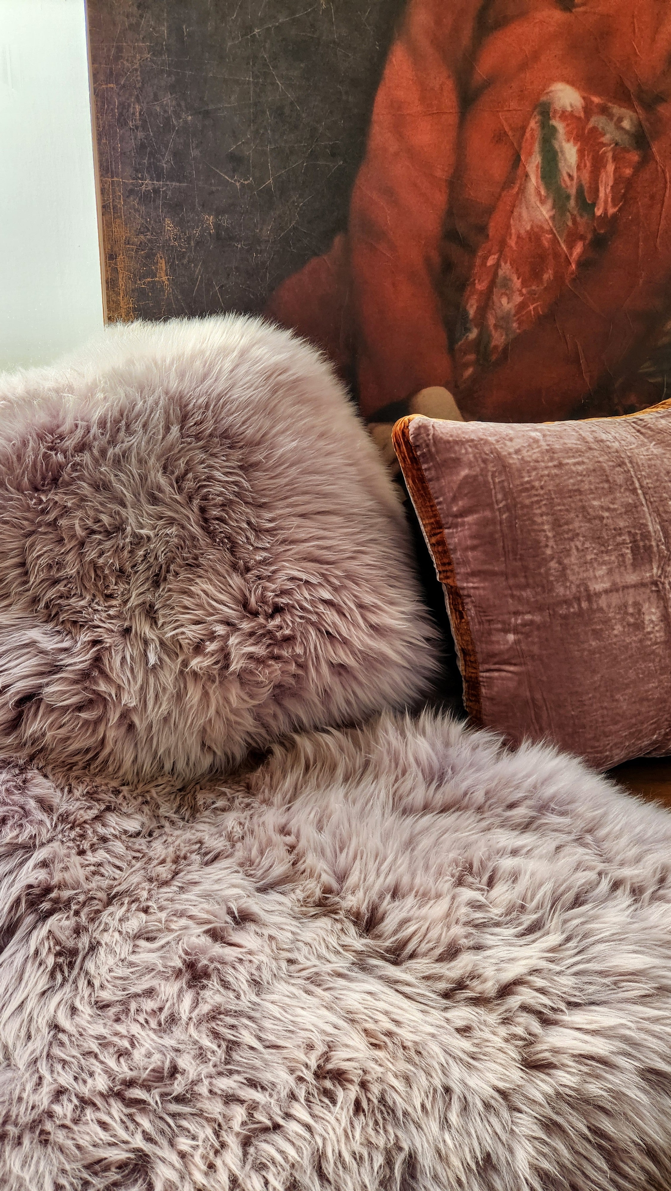 Lilac Merino Sheepskin
