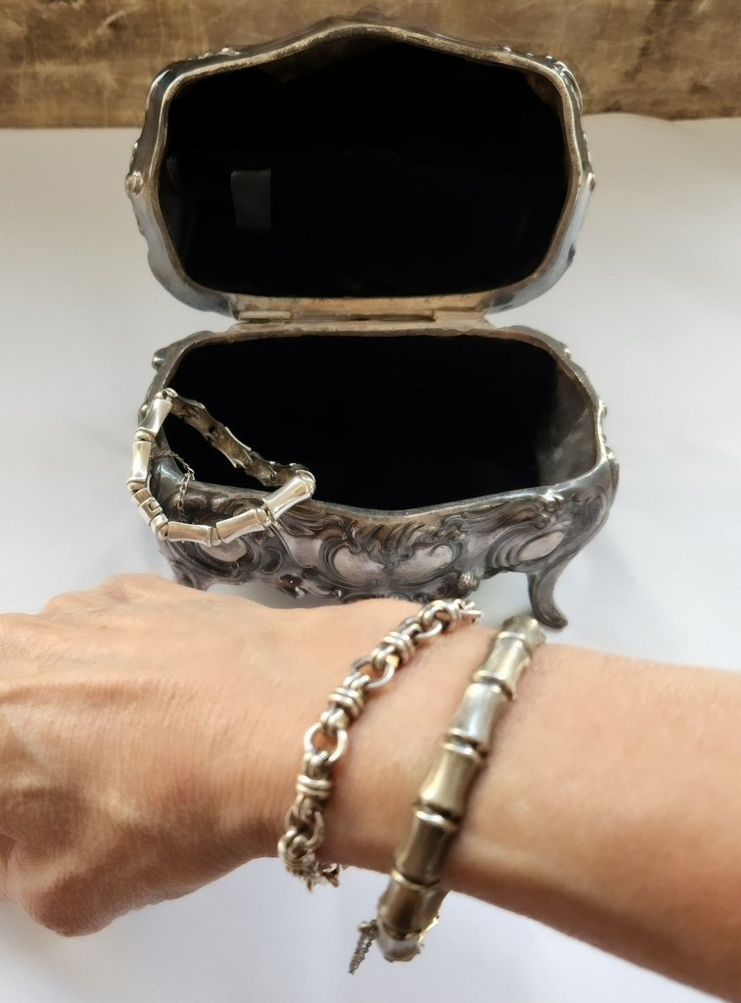 Sterling Silver Fancy Link Bracelet