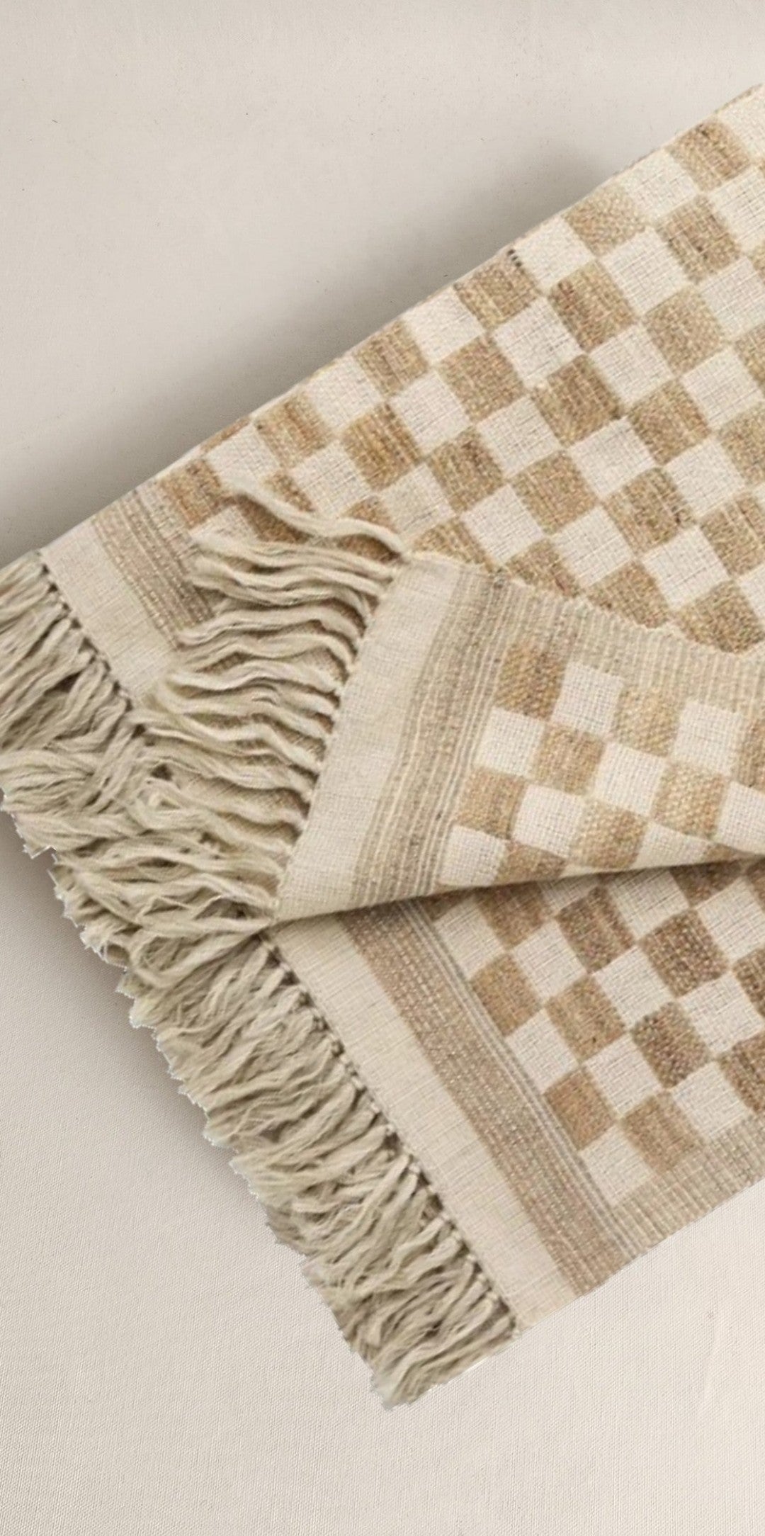 Wool and Silk Throw - Matteo Chalk