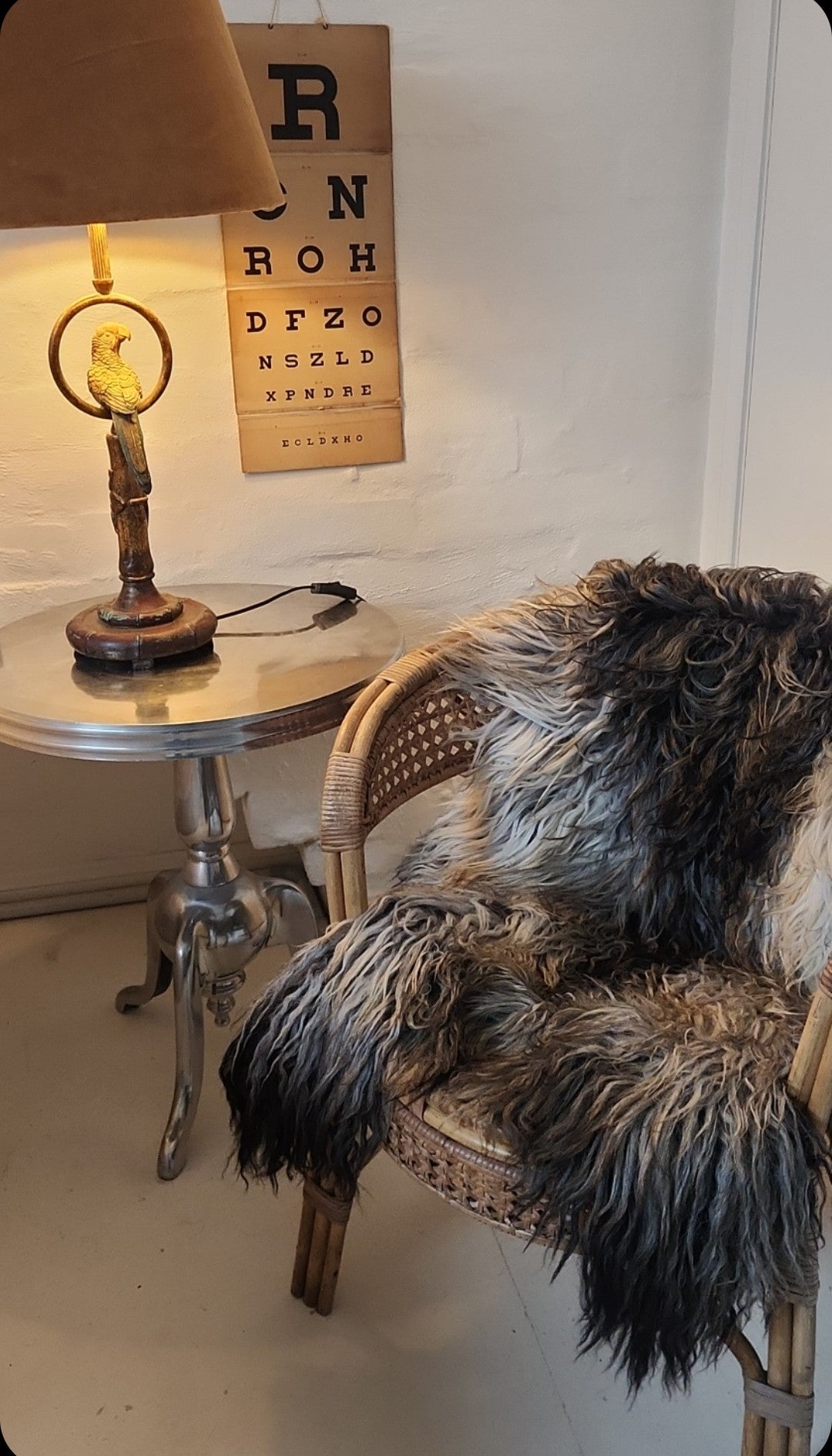 Greenlandic Sheepskin - Black, Grey & White