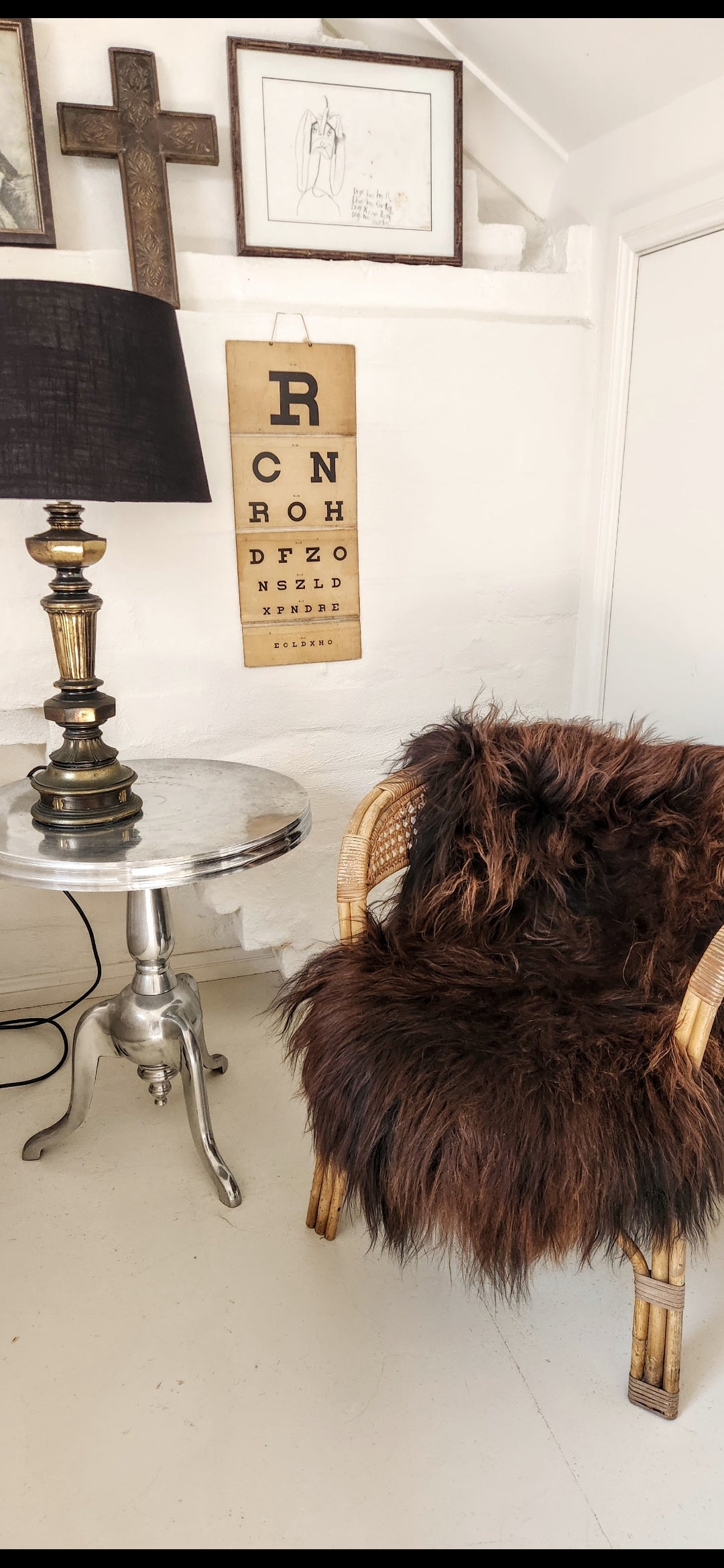 Icelandic Sheepskin -  Dark  Copper / Brown / Black