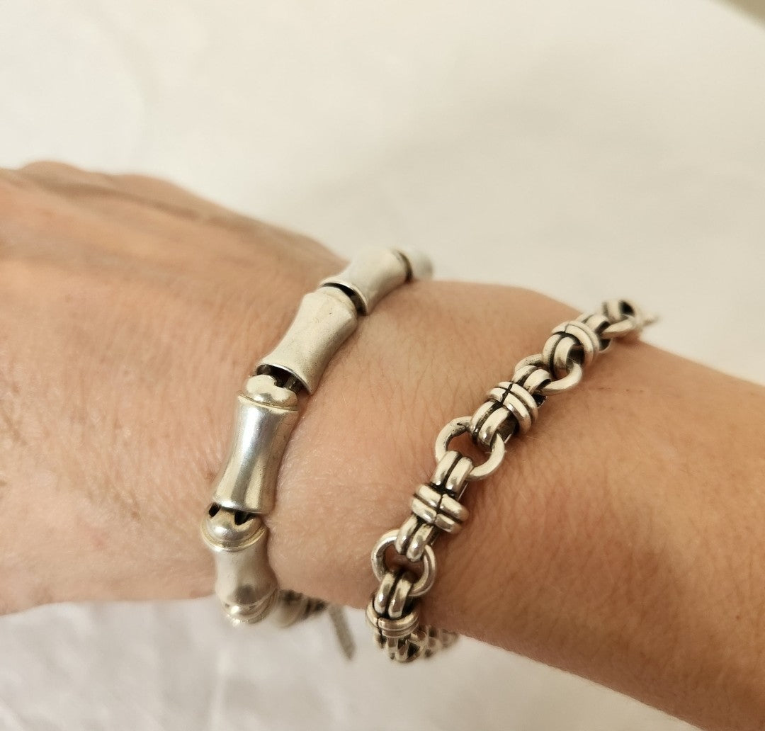 Sterling Silver Fancy Link Bracelet
