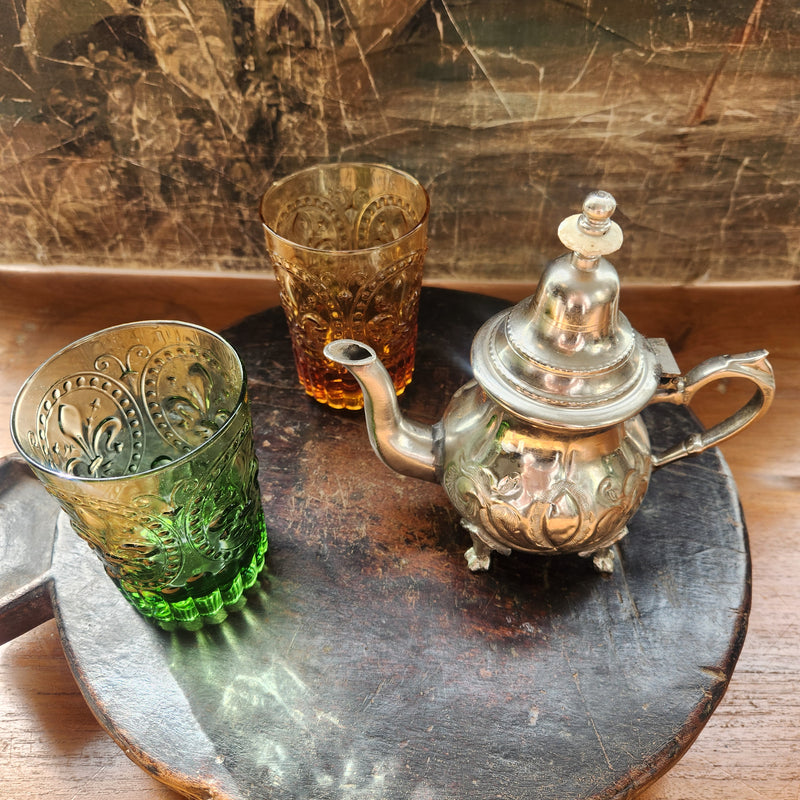 Vintage Moroccan Silver-plated Teapot