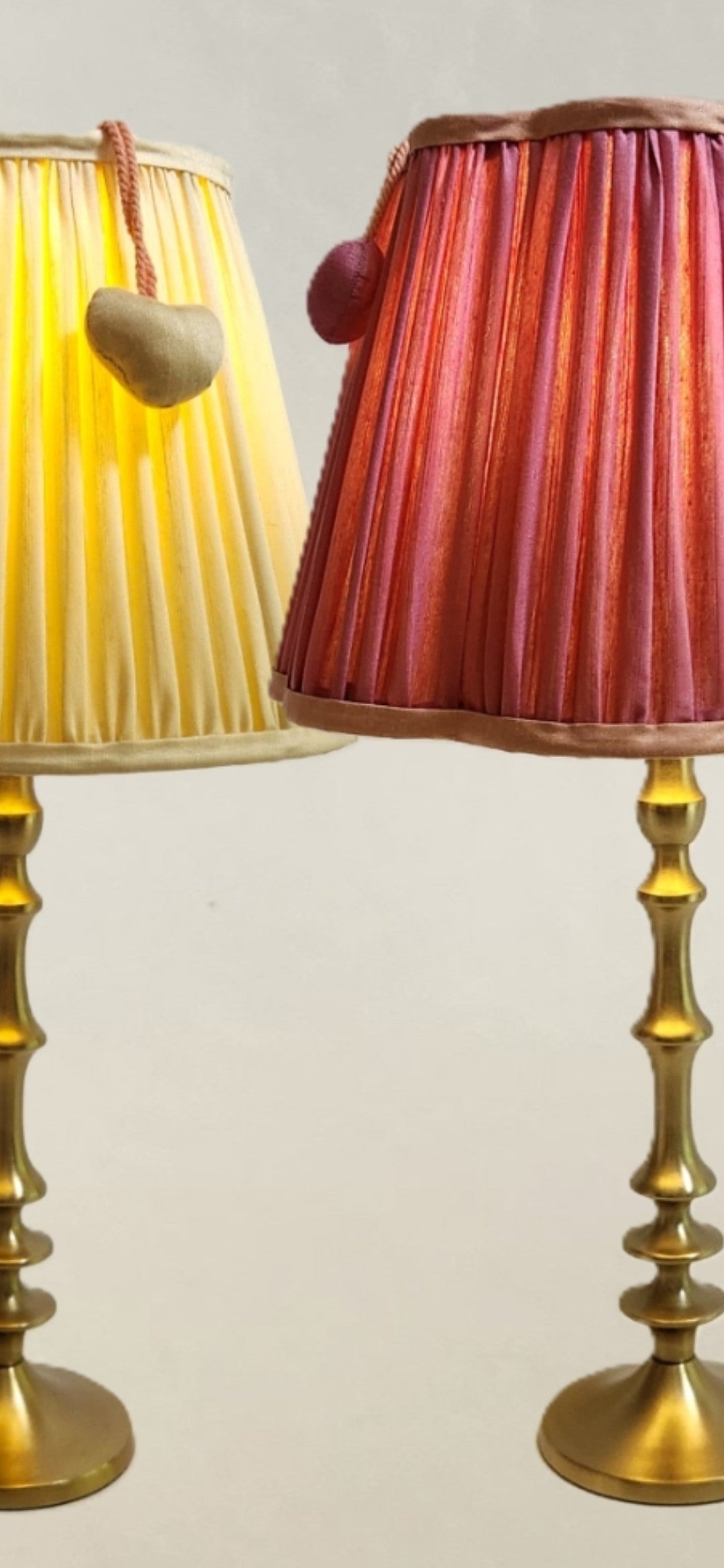 Medium Diya Silk Lampshade - Fushia