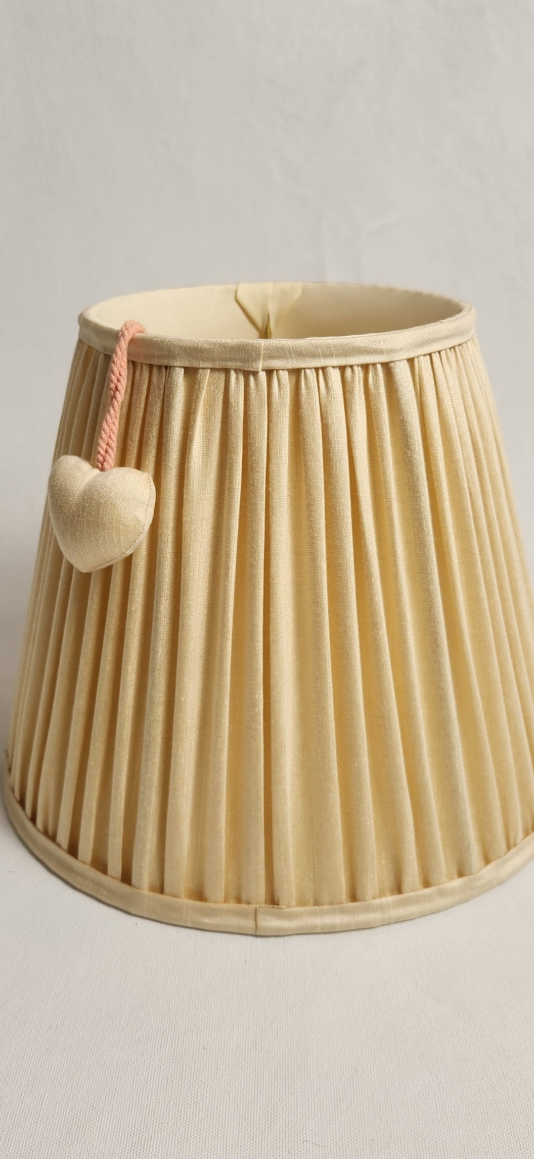 Medium Kiara Silk Lampshade - Buttermilk