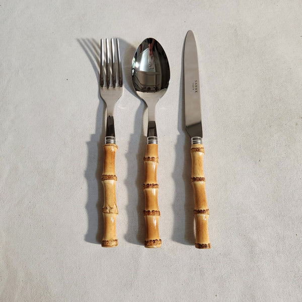 Bamboo three piece dinner set