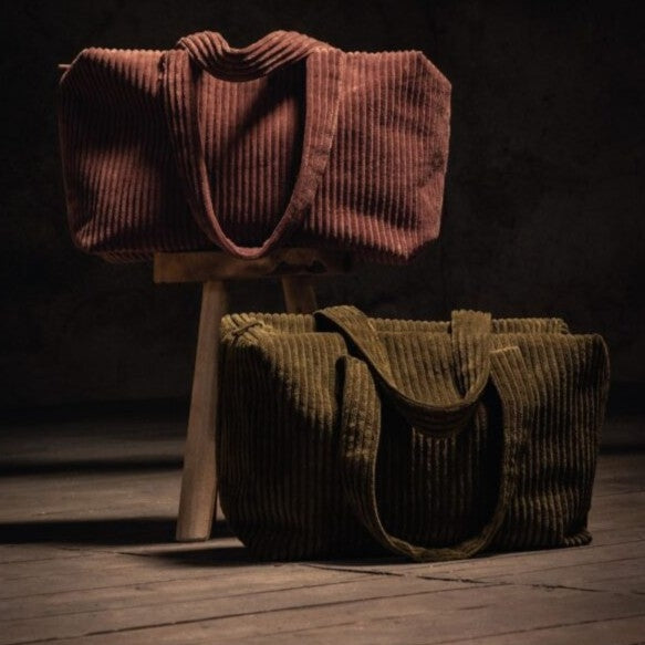 Voyage Corduroy Weekend Bag - Army