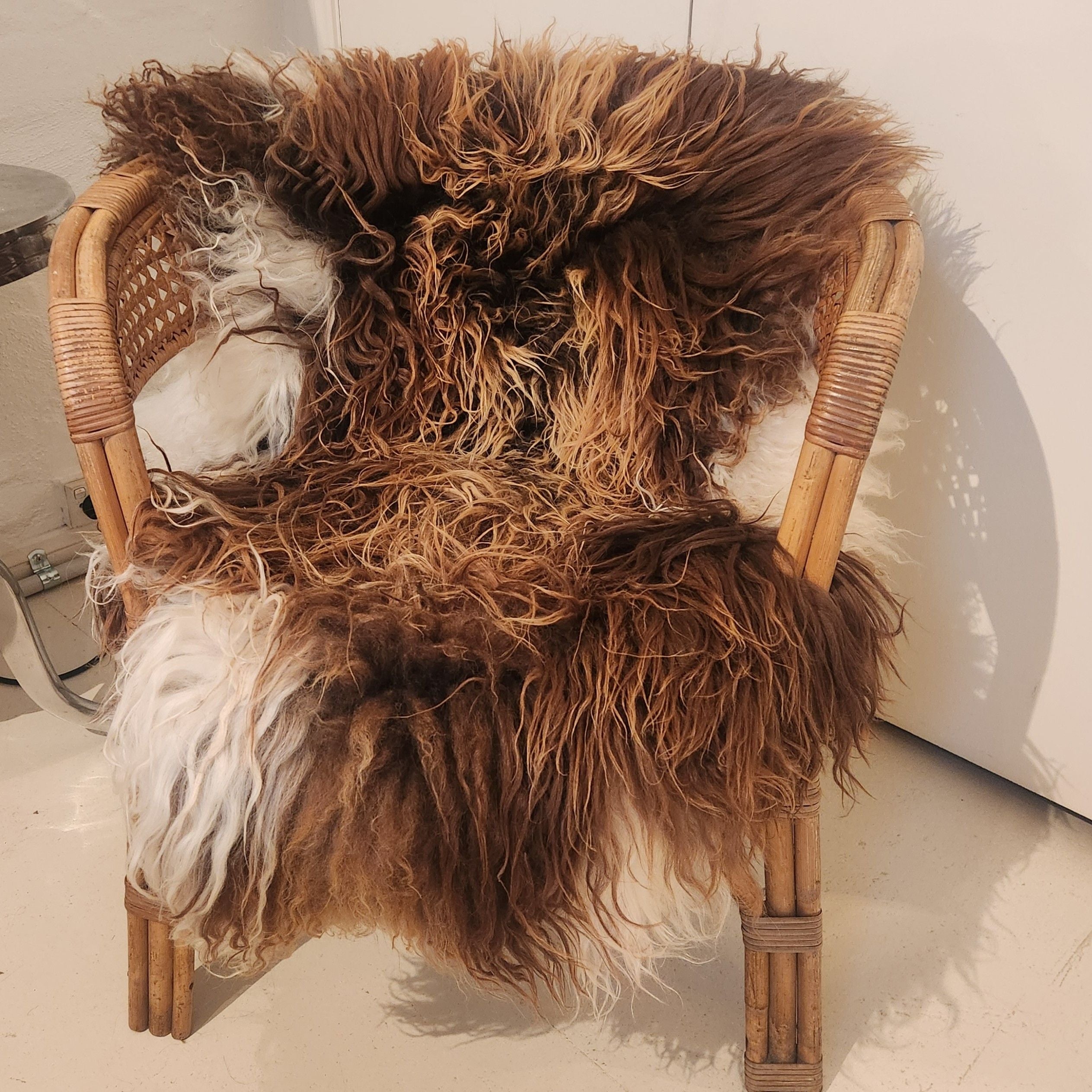 Greenlandic Sheepskin - Caramel and White