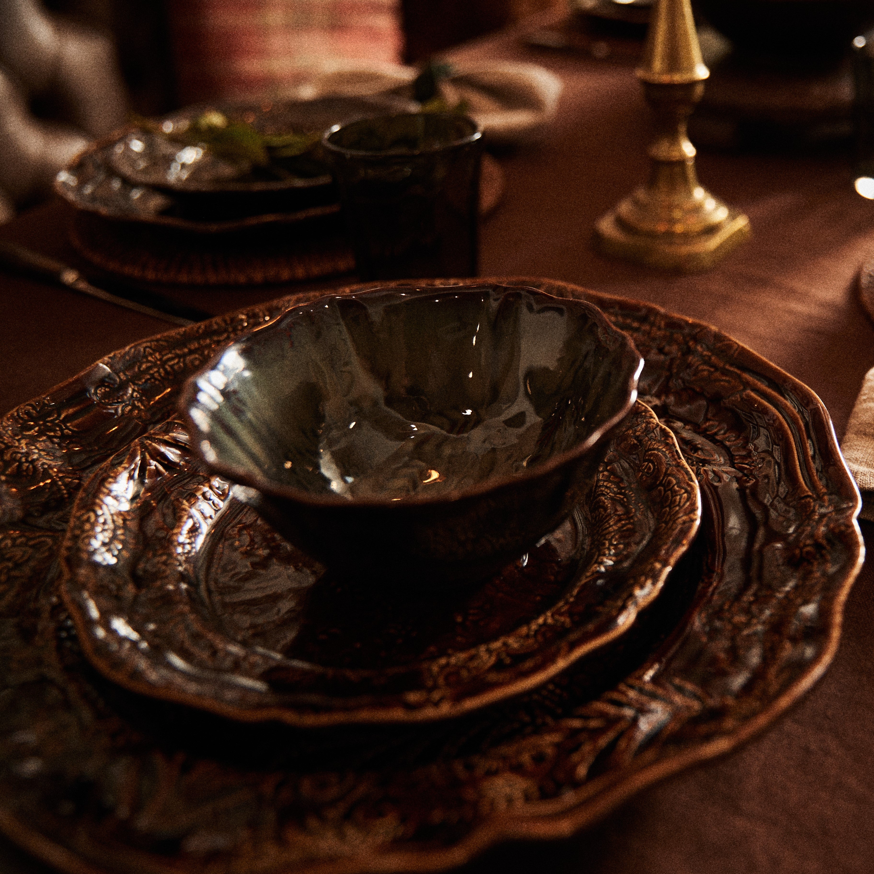 Small Soup Bowl - Fig