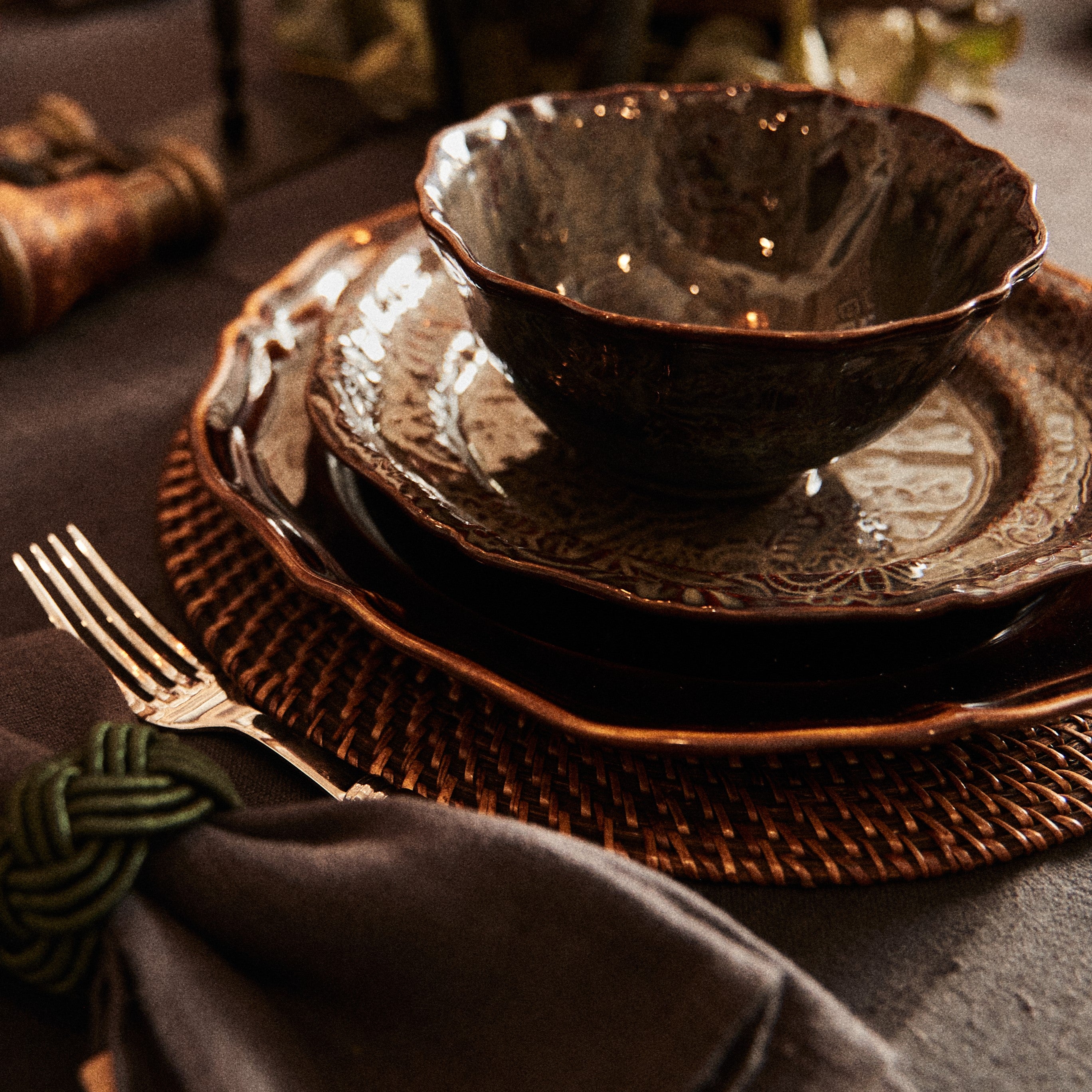 Small Soup Bowl - Fig