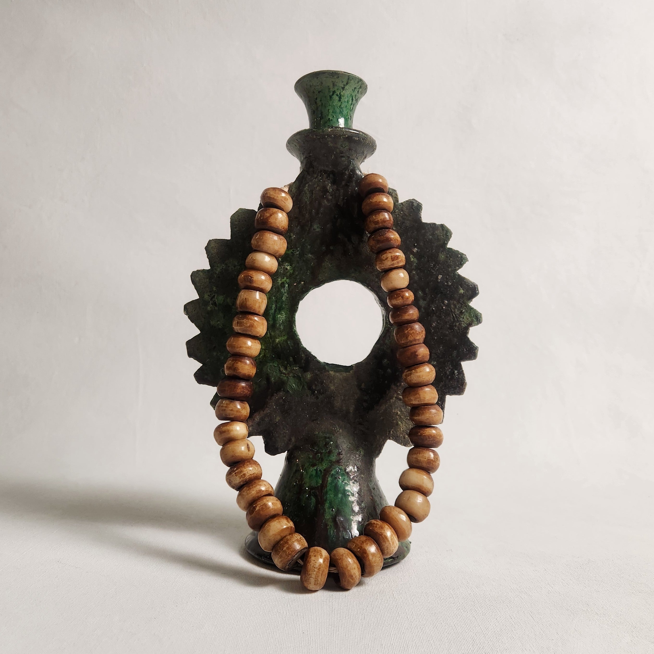 Tamegroute Sun Candlestick - Vert