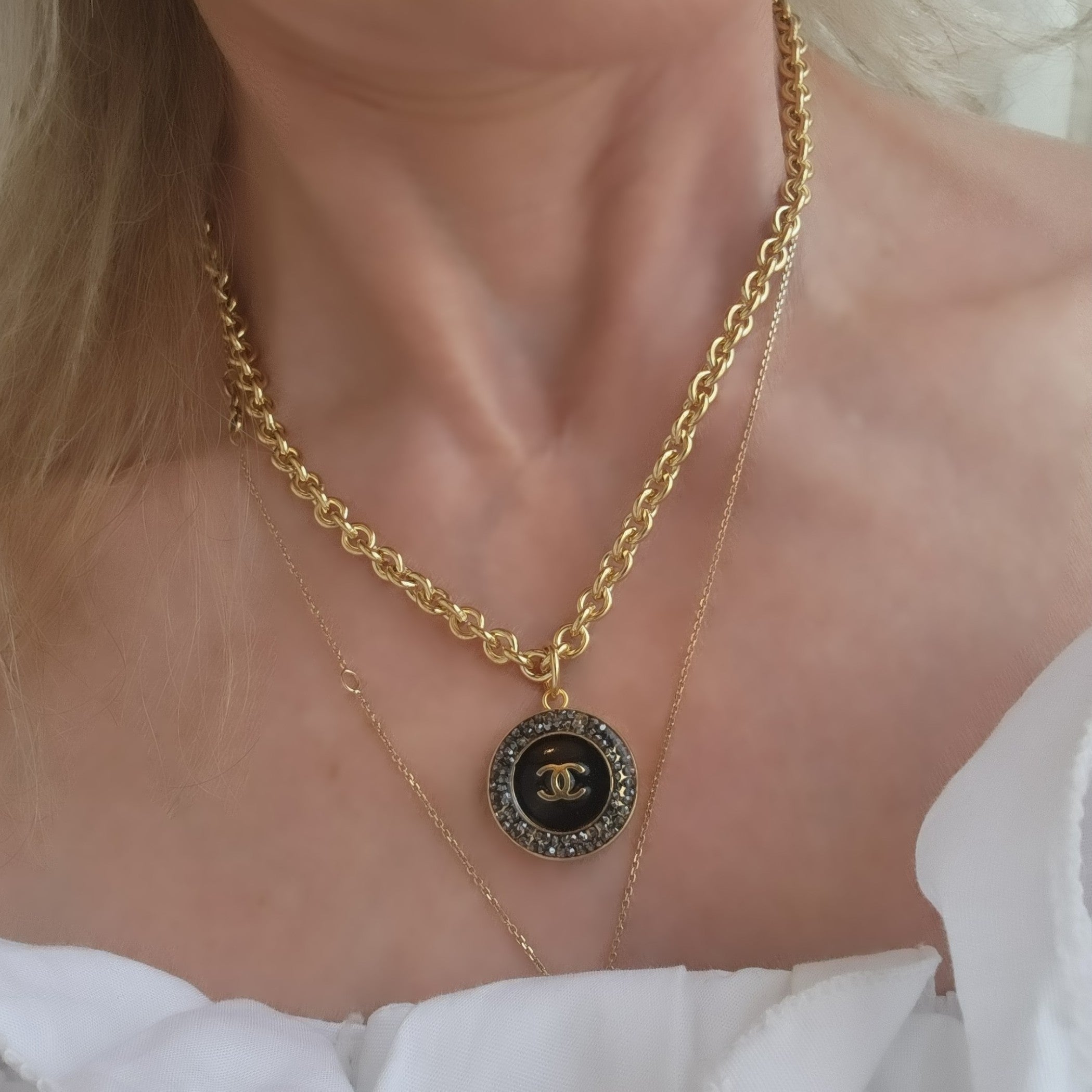 Black Insiste Necklace (L)