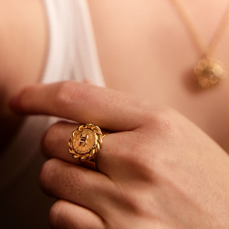 Plaited Golden Ring