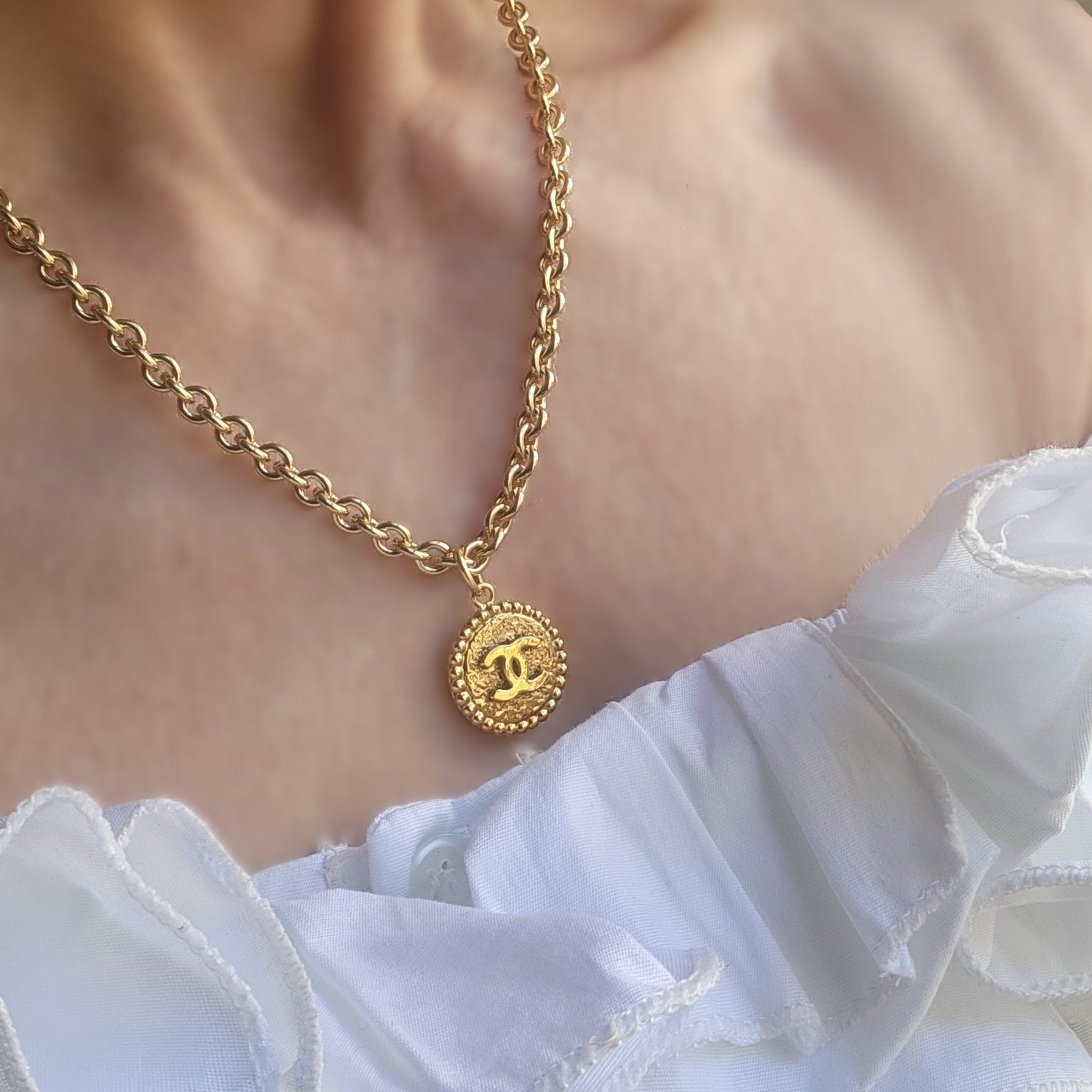 Gold Boules Necklace