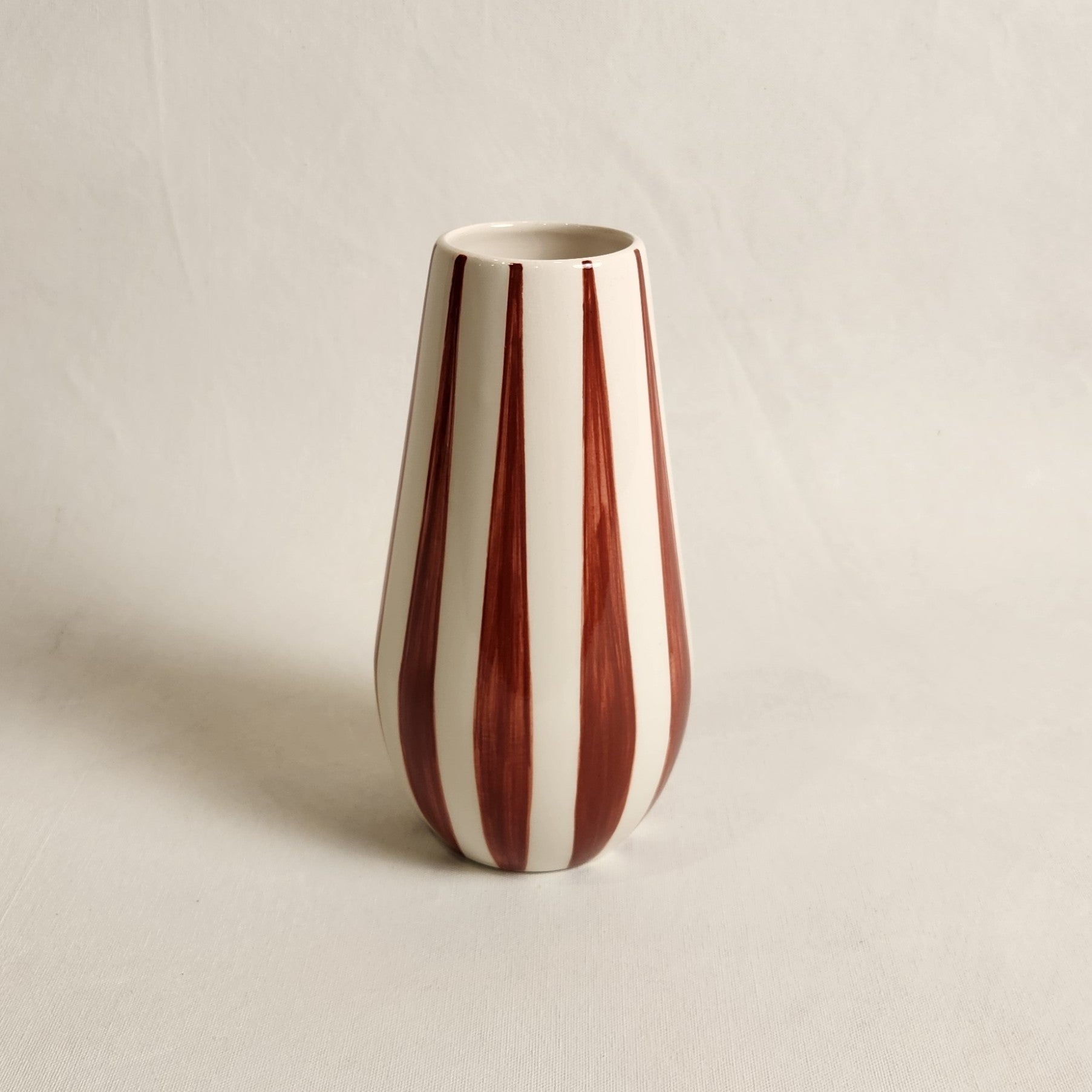 Blossom Vase - Cacao Stripe