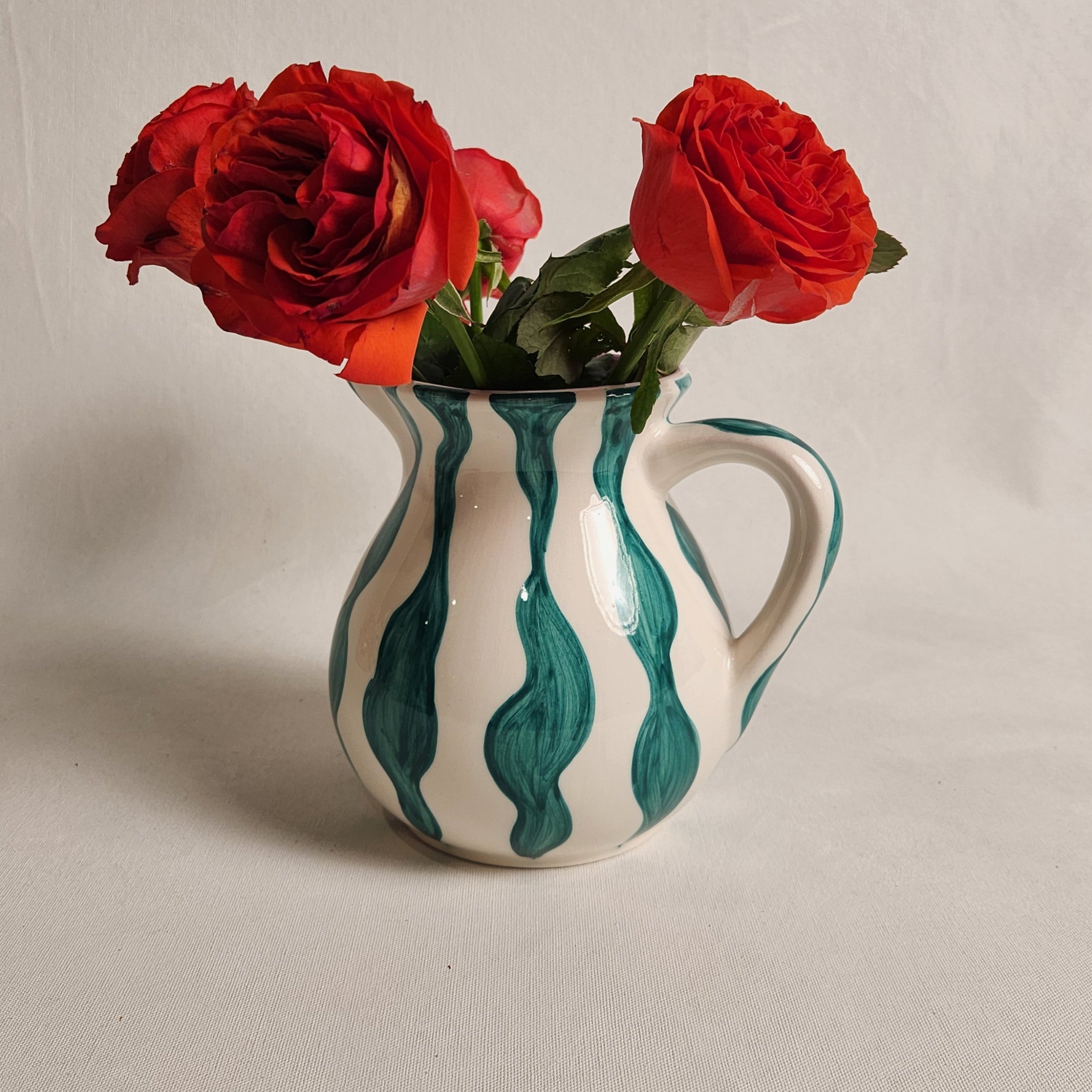 Dentelle Jug - Sea Green