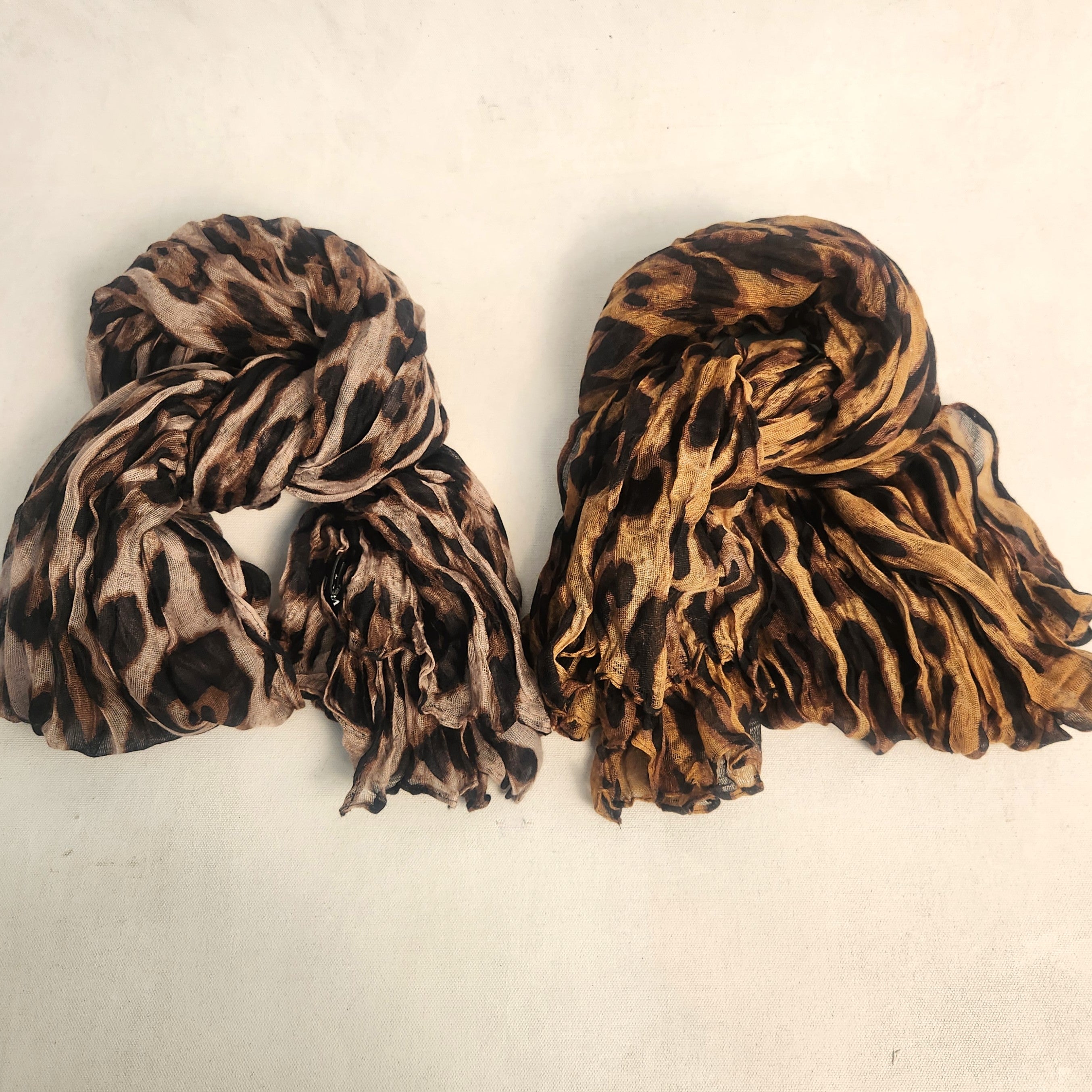 Golden Leopard Scarf