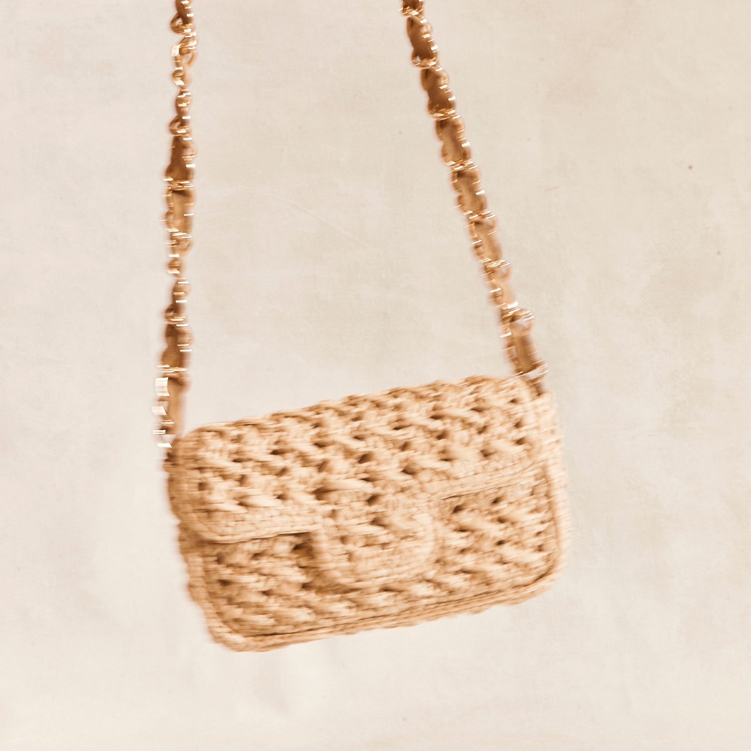 Camilla Raffia Cross Body Bag