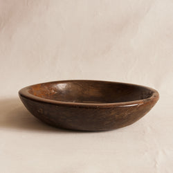 Large Carved Wooden Bowl