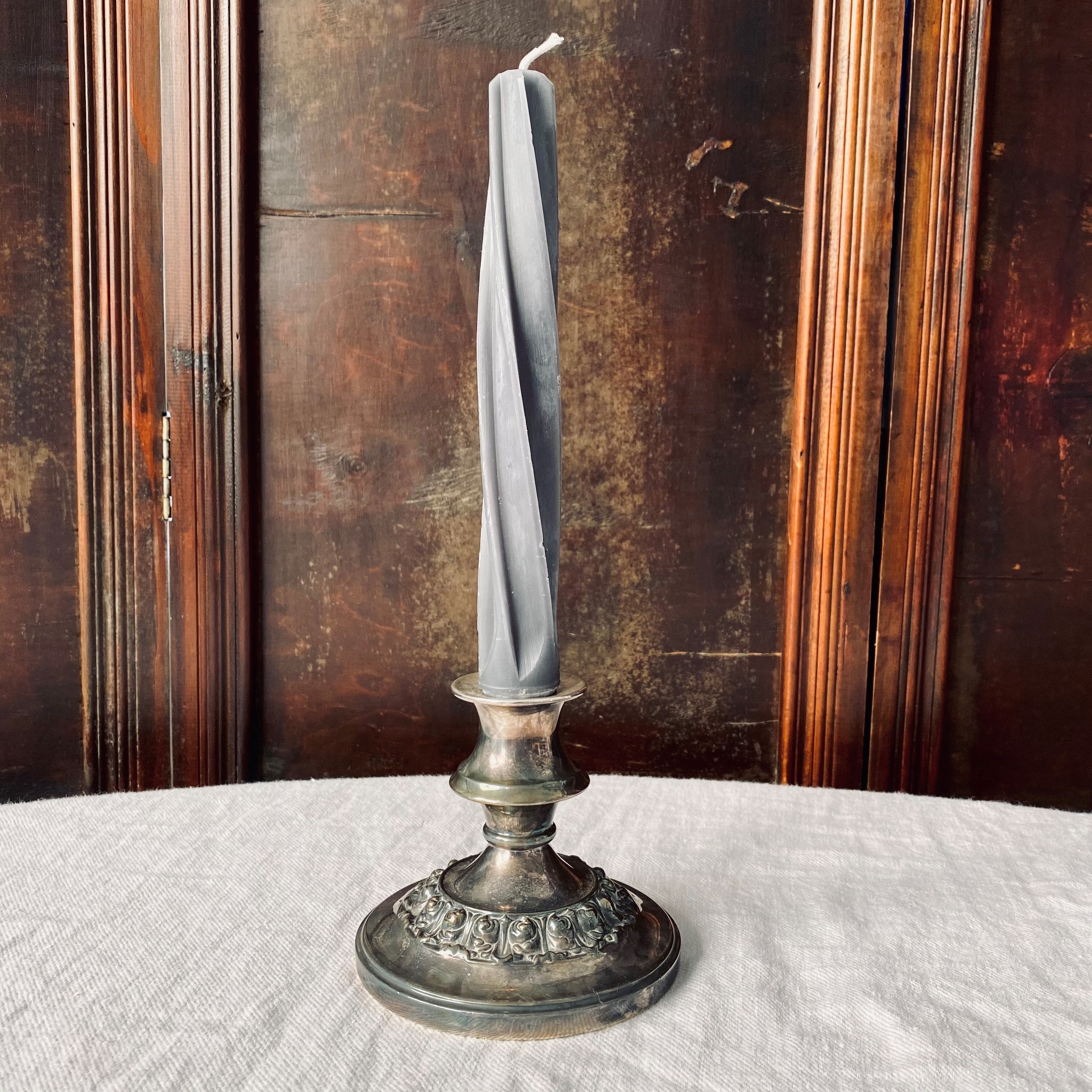 Hecworth Silver Plated Squat Candlestick
