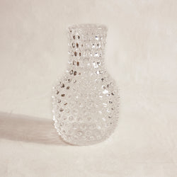Clear Hobnail Carafe