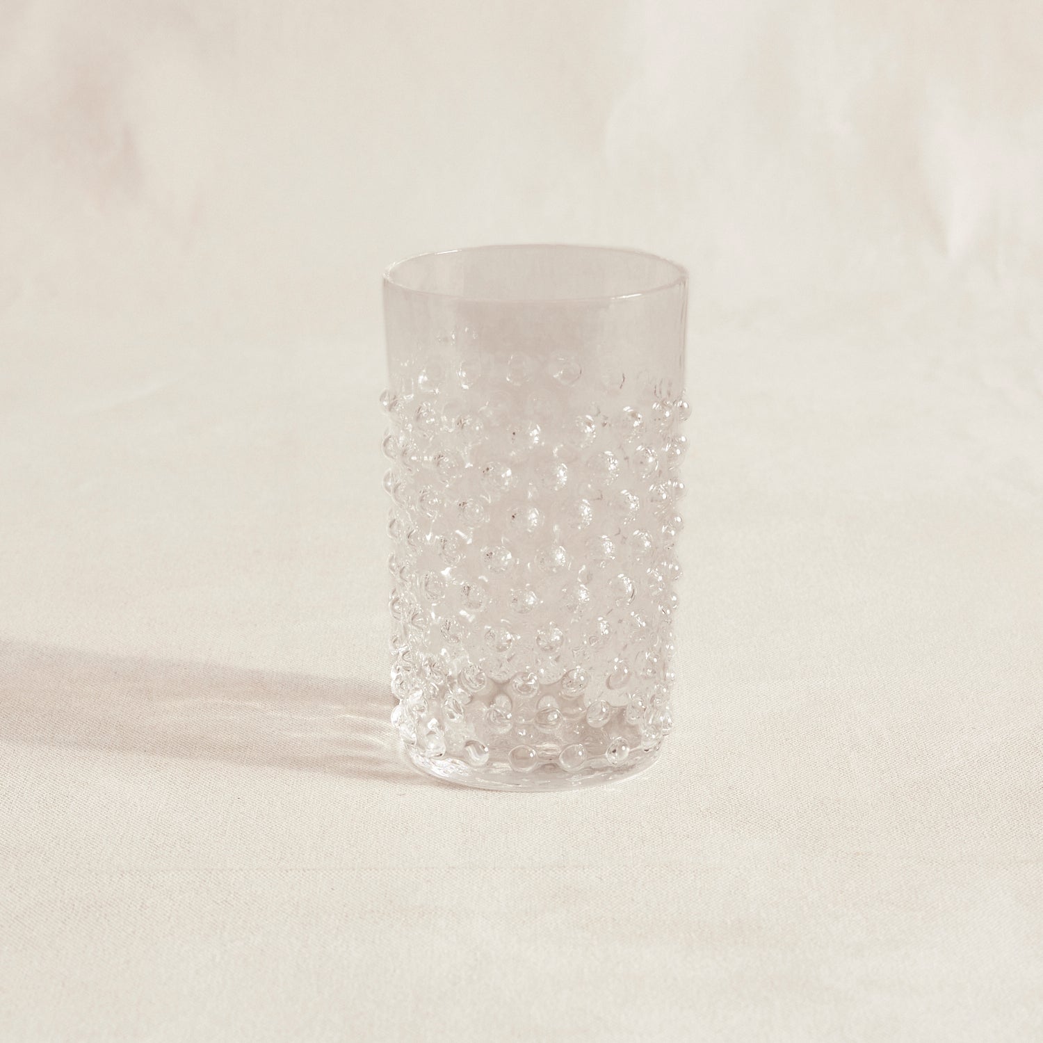 Clear Hobnail Tumbler