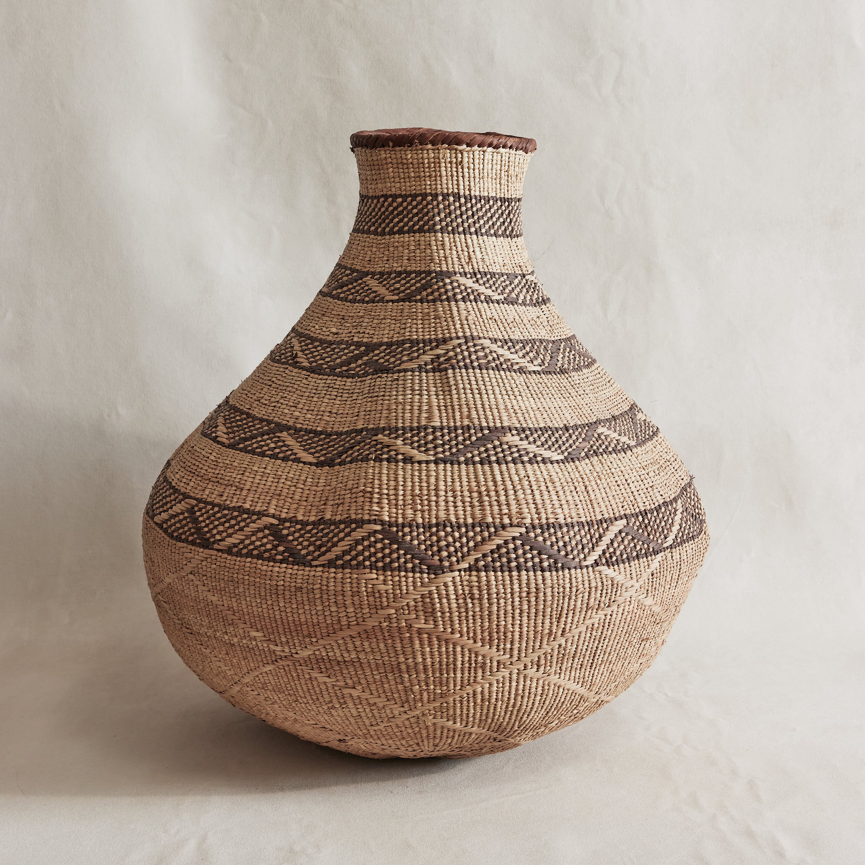Large Zambian Gourd Basket