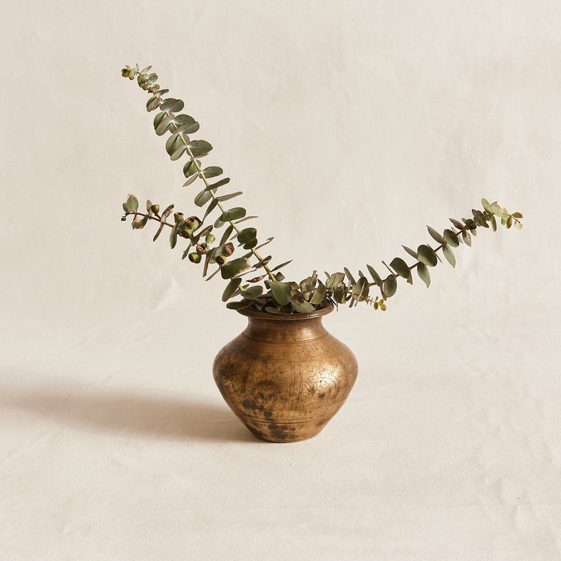 Medium Brass Bud Vase