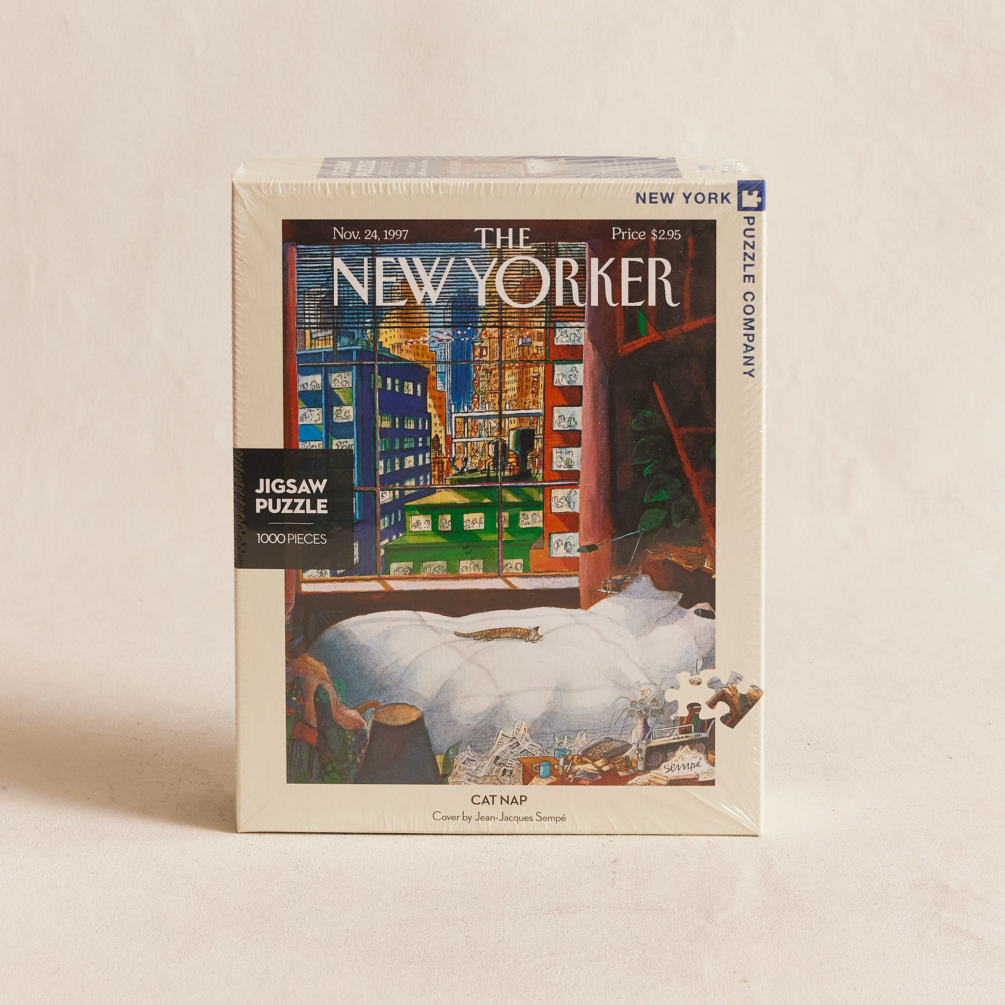 New Yorker "Cat Nap" 1000 Piece Jigsaw Puzzle