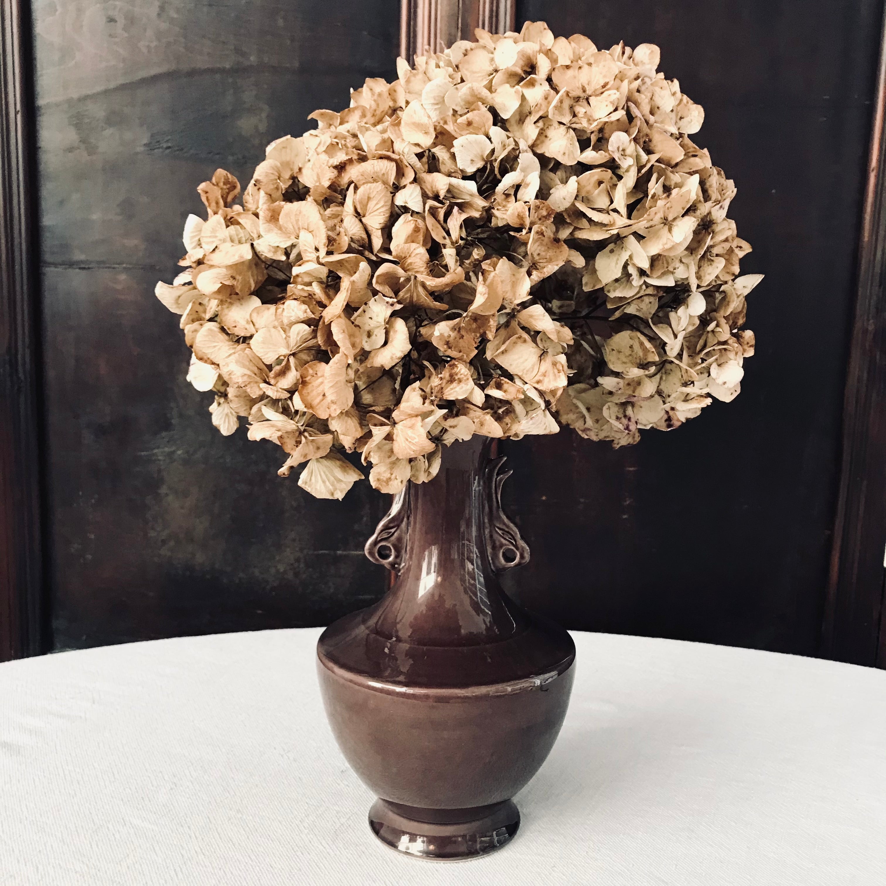 Vintage Chinese Aubergine Vase