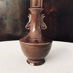 Vintage Chinese Aubergine Vase