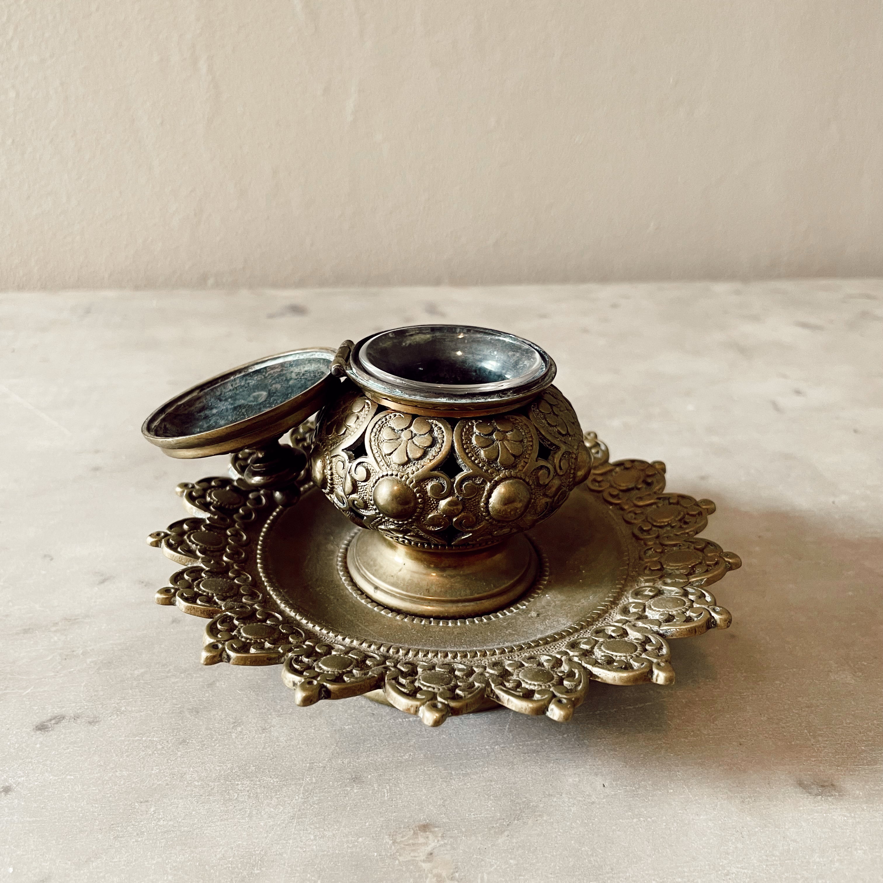 Vintage Brass Chinese Censer