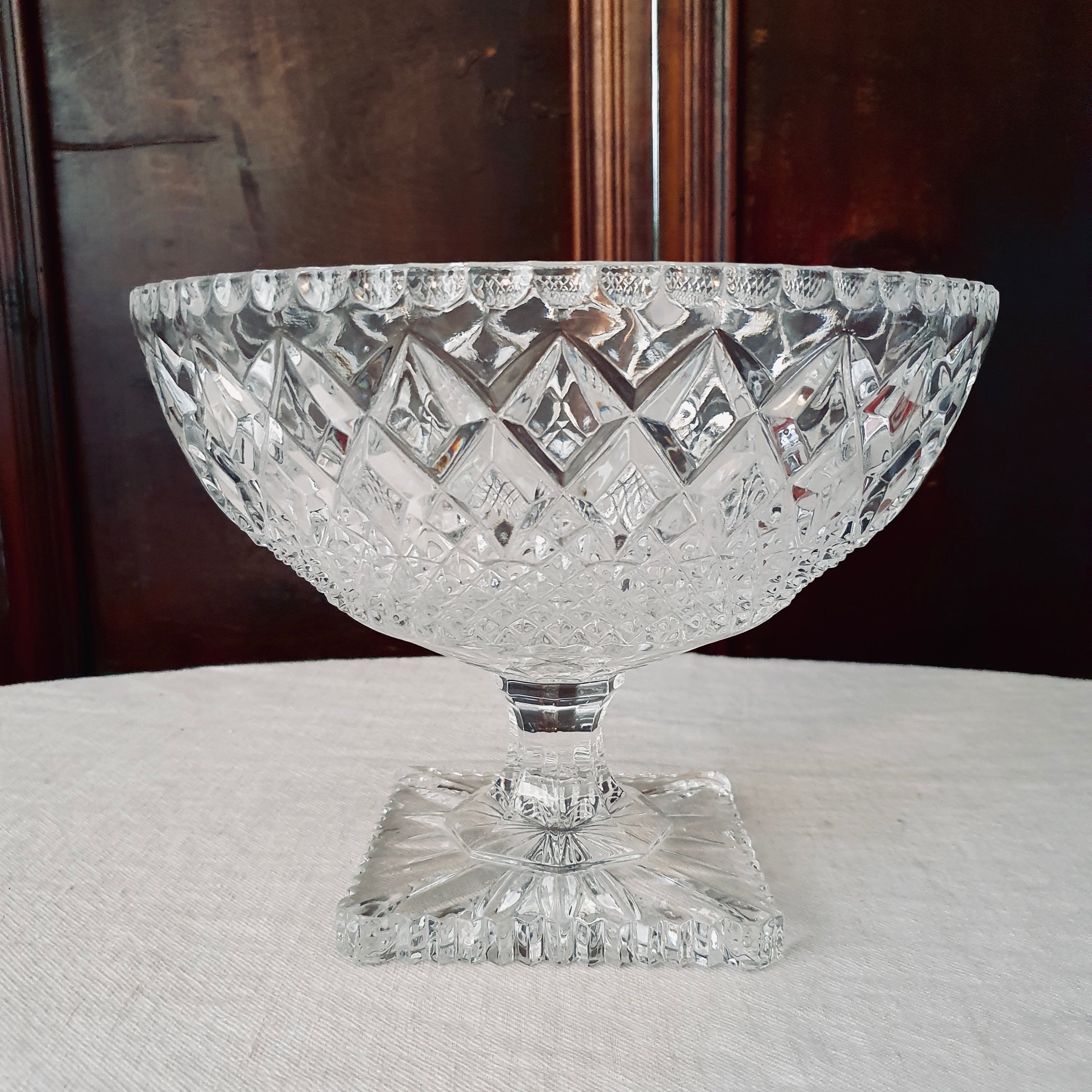 Vintage Crystal Compote