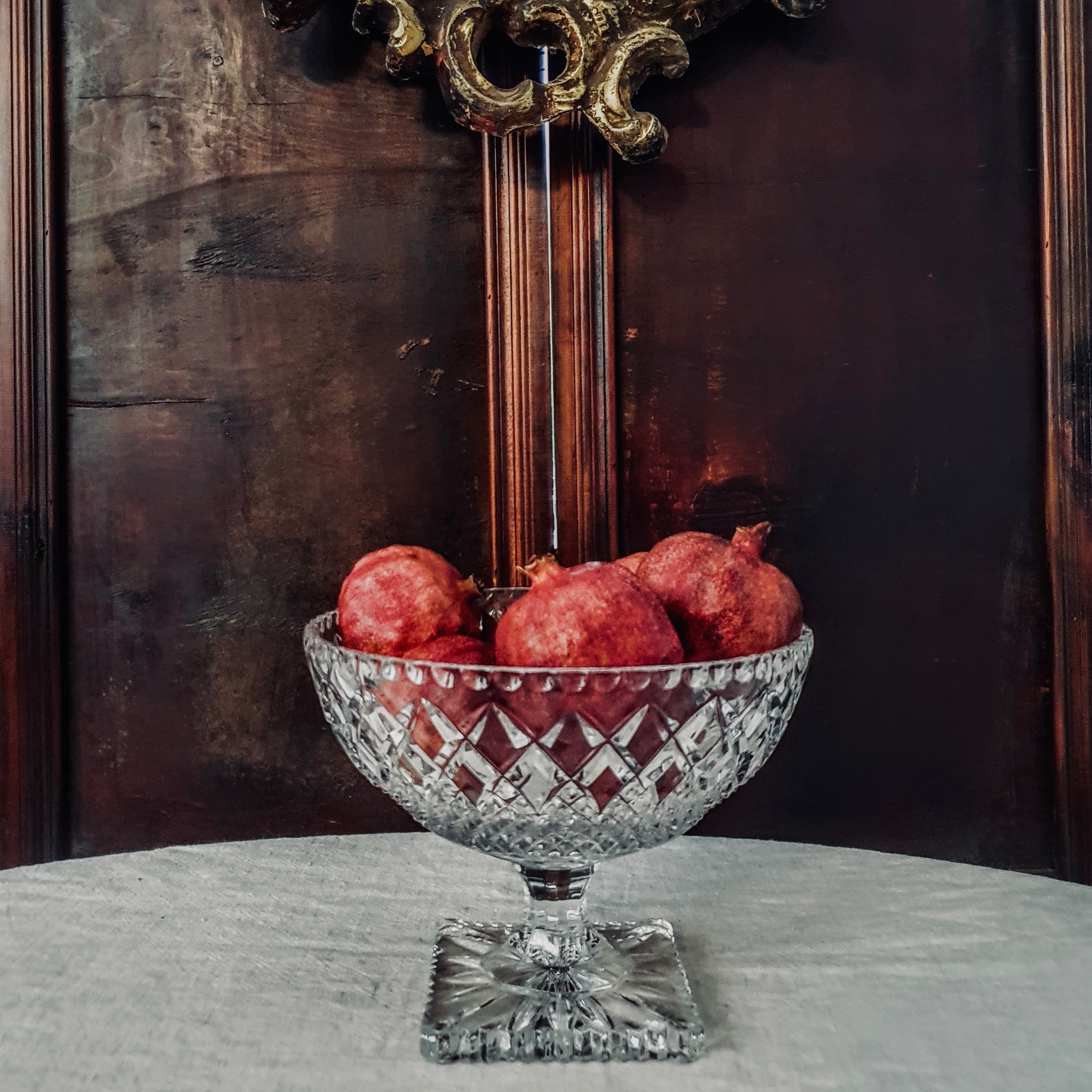 Vintage Crystal Compote