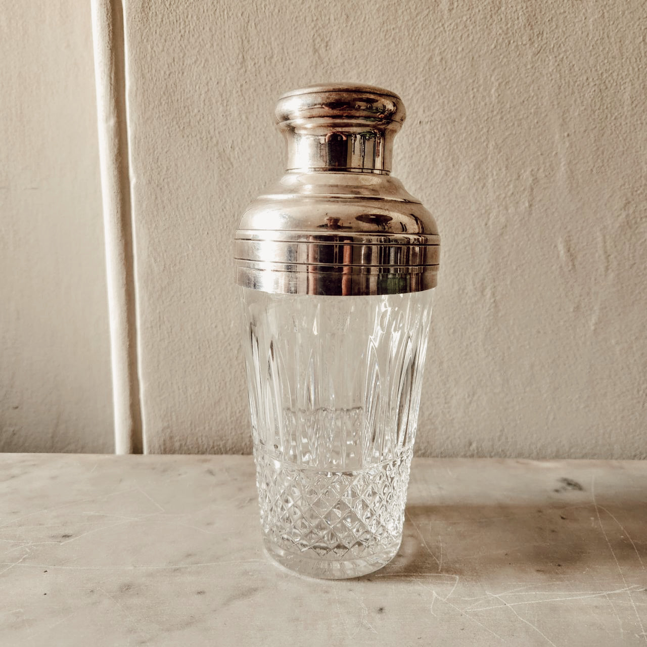 Vintage French Saint Louis ‘Tommy’ Crystal Cocktail Shaker
