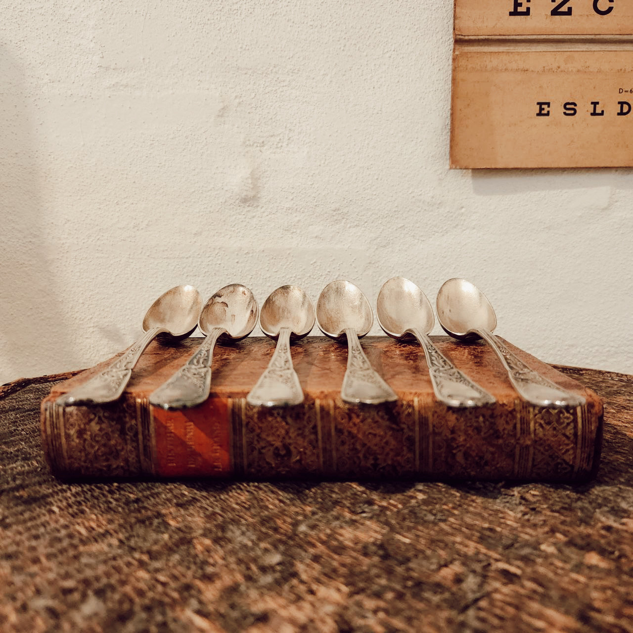 Set of 6 Vintage French Teaspoons
