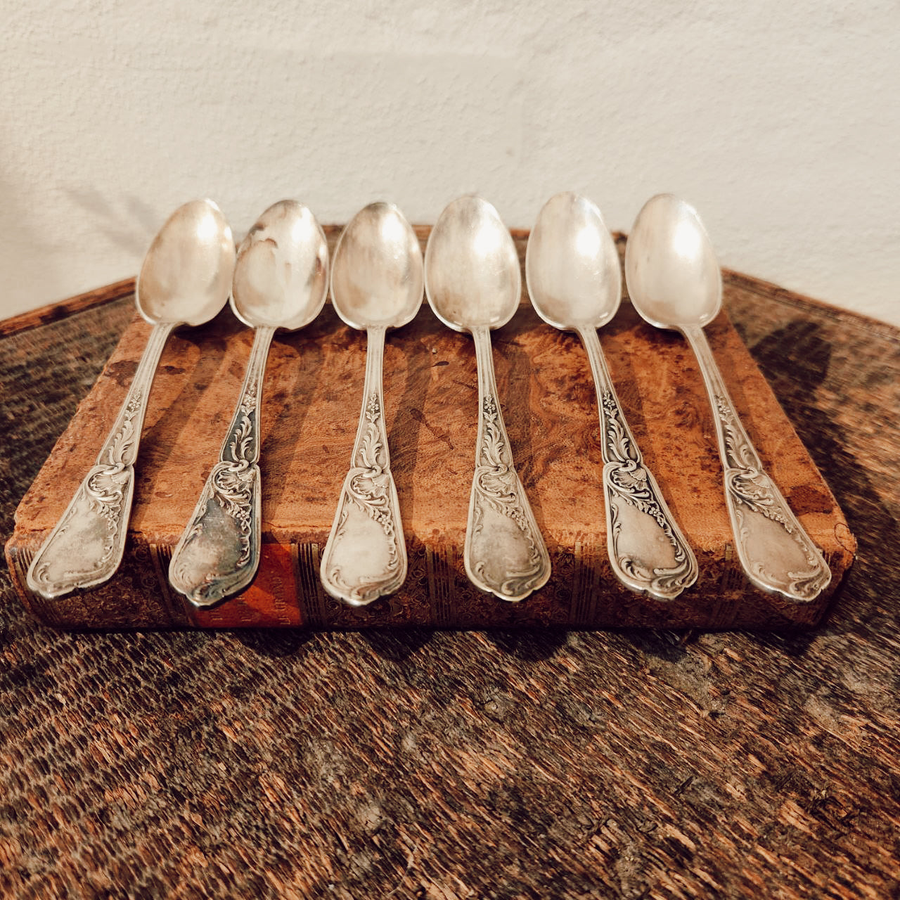 Set of 6 Vintage French Teaspoons