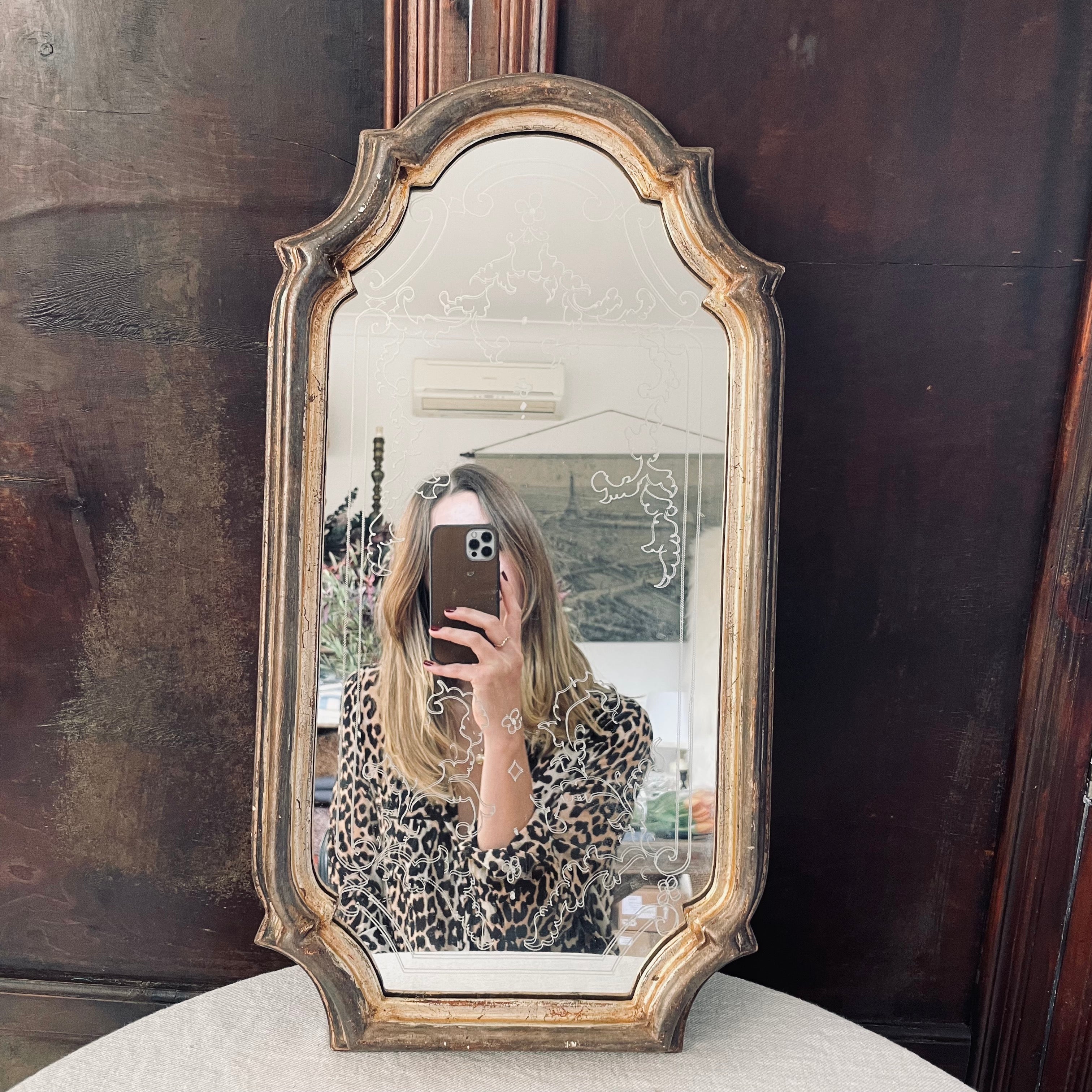 Vintage Italian Gilt Frame Mirror