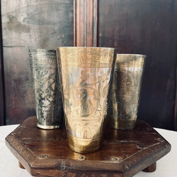 Brass Lassi Cup - Large