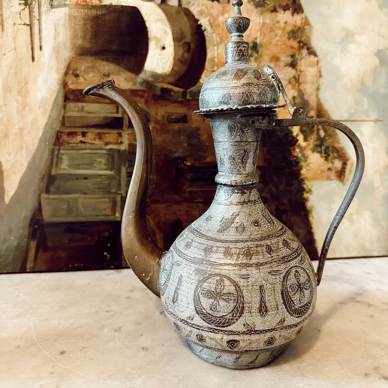 Vintage Brass Moroccan Teapot